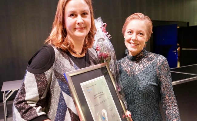 Forskningspris2017 Anne Cahtrin Østebø Og Marianne Chesak